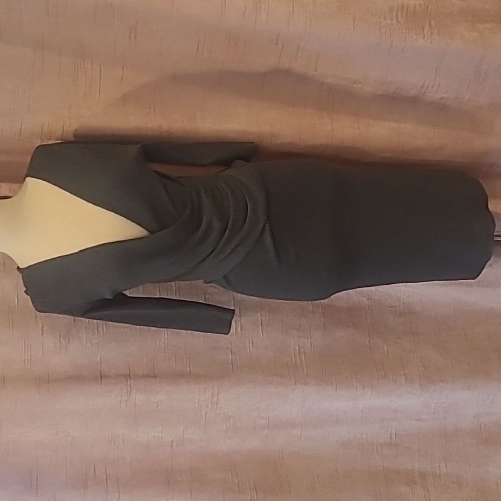 NEW YORK & CO. dark grey long dress szM